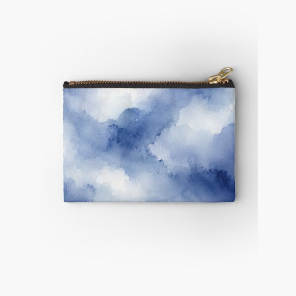 Item preview, Ethereal Navy Blue Watercolor Clouds designed and sold by Owcomm.