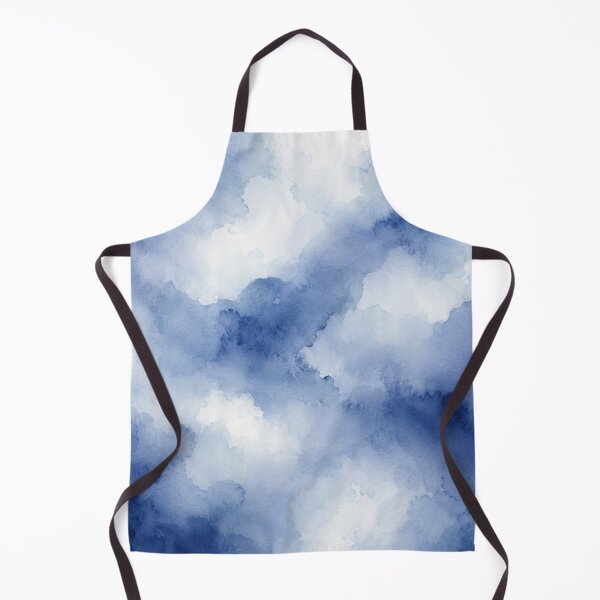 Item preview, Ethereal Navy Blue Watercolor Clouds designed and sold by Owcomm.