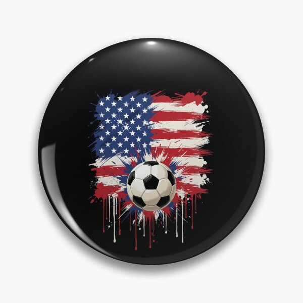 Item preview, USA Soccer American Flag Patriotic Fan designed and sold by SofenArt.