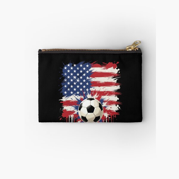Item preview, USA Soccer American Flag Patriotic Fan designed and sold by SofenArt.