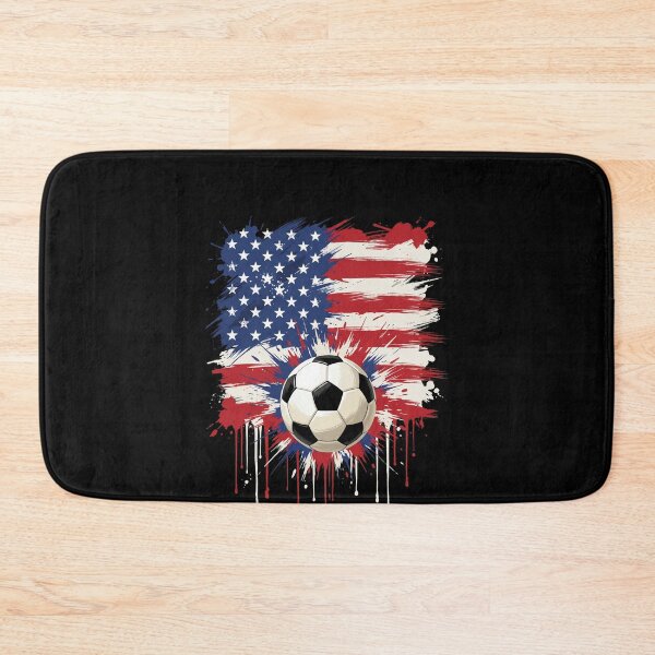 Item preview, USA Soccer American Flag Patriotic Fan designed and sold by SofenArt.