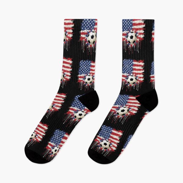 Item preview, USA Soccer American Flag Patriotic Fan designed and sold by SofenArt.