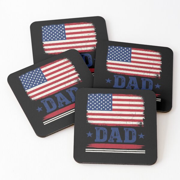 Item preview, Dad American Flag Patriotic Father Veteran Military designed and sold by SofenArt.
