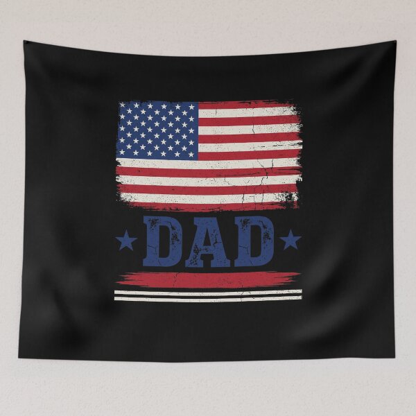 Item preview, Dad American Flag Patriotic Father Veteran Military designed and sold by SofenArt.