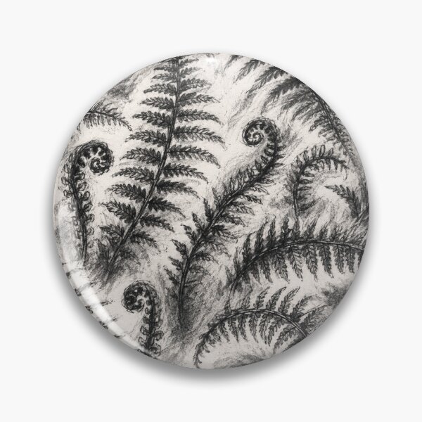 Item preview, Charcoal Fern Fiddlehead Pattern designed and sold by Owcomm.