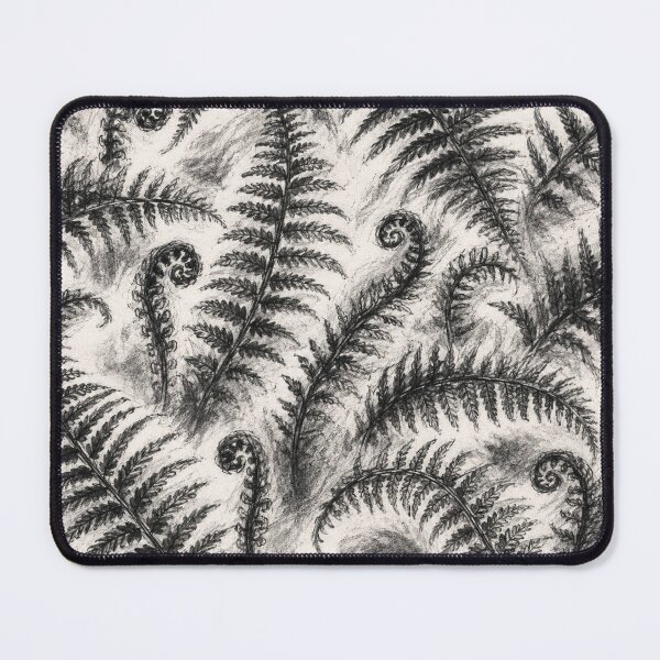 Item preview, Charcoal Fern Fiddlehead Pattern designed and sold by Owcomm.