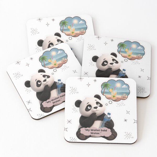 Item preview, My Wallet Said Water Funny Panda designed and sold by EnginerdStudio.
