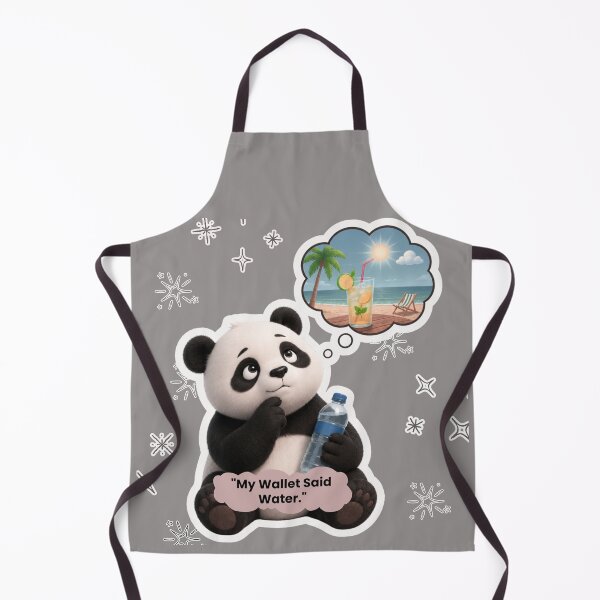 Item preview, My Wallet Said Water Funny Panda designed and sold by EnginerdStudio.