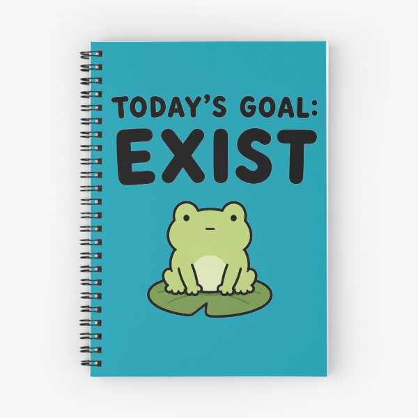 Item preview, Today's goal: Exist clueless frog designed and sold by vecart34.