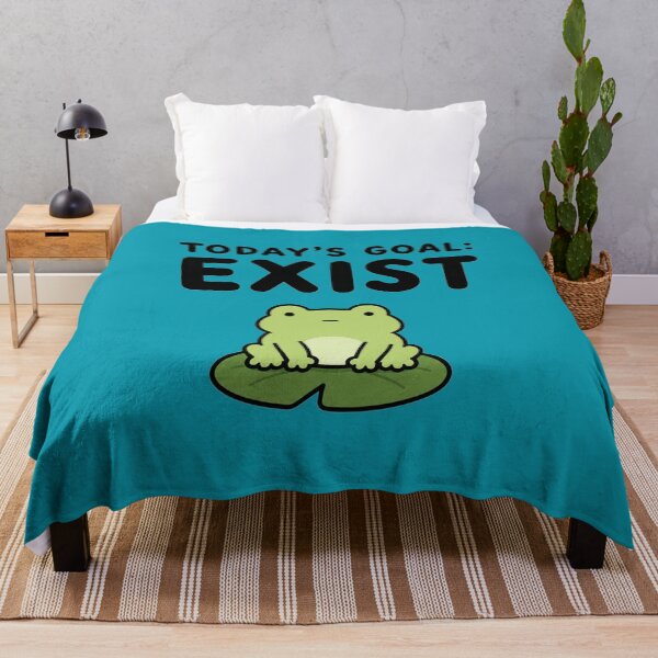 Item preview, Today's goal: Exist clueless frog designed and sold by vecart34.