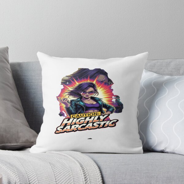 Item preview, Caution: Highly Sarcastic | Funny Sarcasm Graphic T-Shirt Design | Bold Attitude Streetwear for Women & Humor Lovers designed and sold by Sushikidsntoddlers.