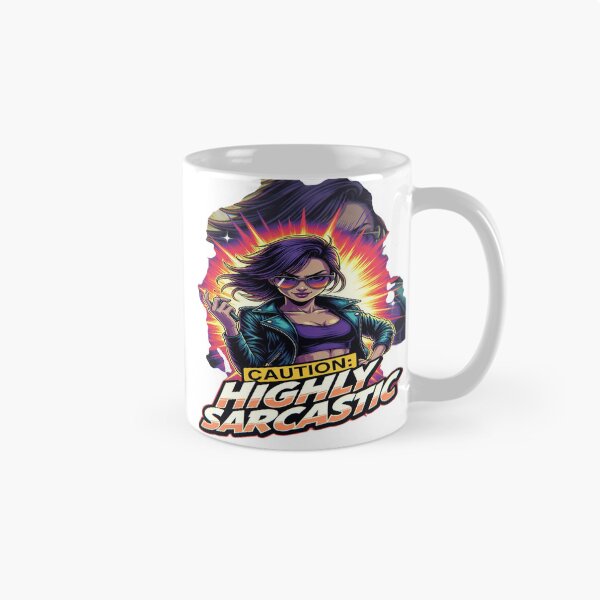 Item preview, Caution: Highly Sarcastic | Funny Sarcasm Graphic T-Shirt Design | Bold Attitude Streetwear for Women & Humor Lovers designed and sold by Sushikidsntod.