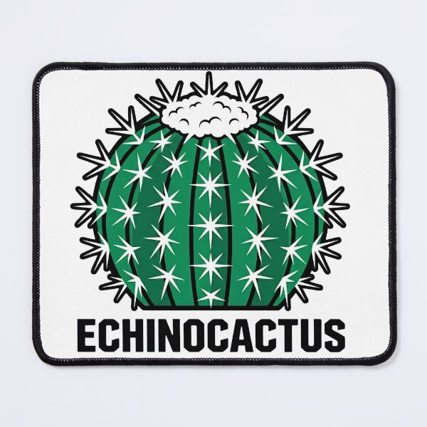Item preview, White Spine Echinocactus Geometric Vector Logo designed and sold by GreenDivisionJP.