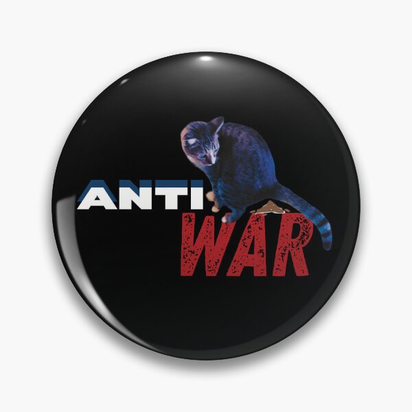 Item preview, Cat Meme Anti War Design2 designed and sold by HappyHavenStu.