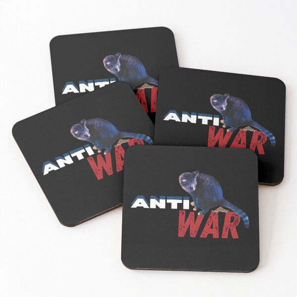 Item preview, Cat Meme Anti War Design2 designed and sold by HappyHavenStu.