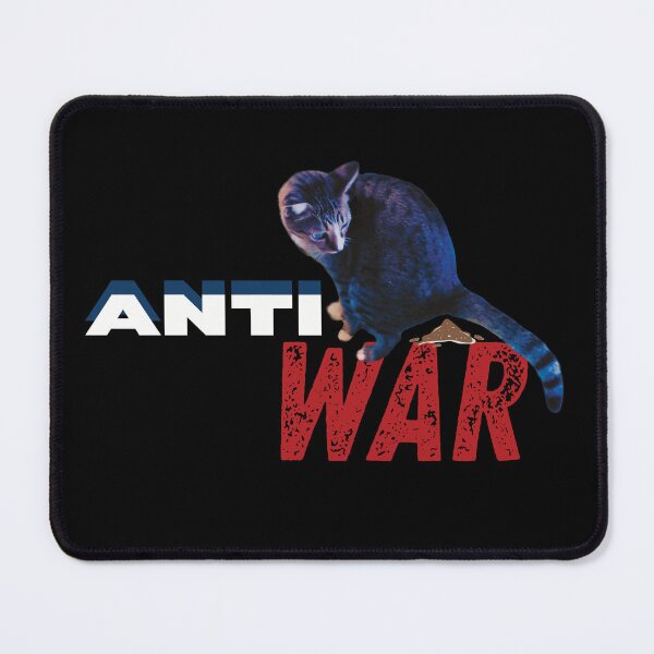 Item preview, Cat Meme Anti War Design2 designed and sold by HappyHavenStu.