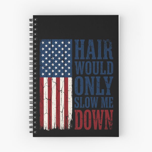Item preview, Hair Would Only Slow Me Down American Patriot Bald Man Veteran designed and sold by SofenArt.