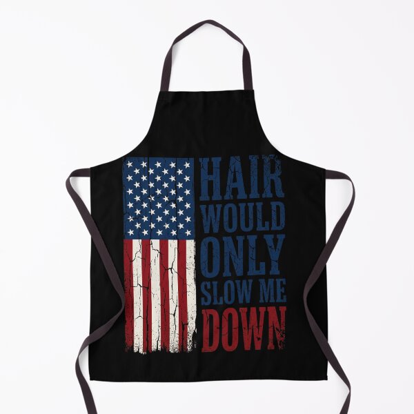 Item preview, Hair Would Only Slow Me Down American Patriot Bald Man Veteran designed and sold by SofenArt.
