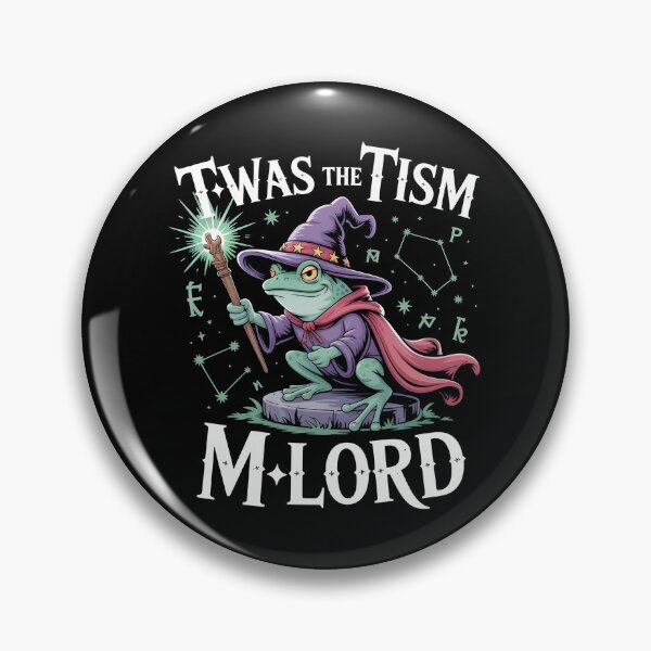 Item preview, T'was The 'Tism M'Lord Funny Autism Frog Wizard Medieval Knight Meme designed and sold by Redgiant87x.