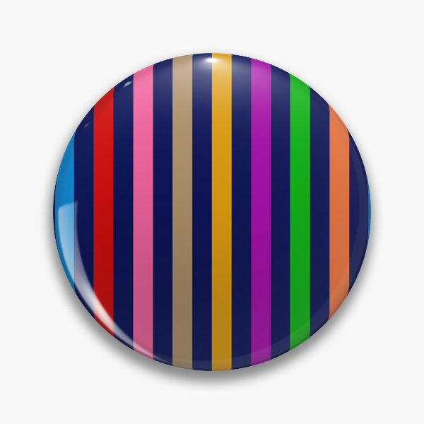 Item preview,   Colorful Vertical Stripes Lines Pattern - Navy Blue  designed and sold by PatternTitan.