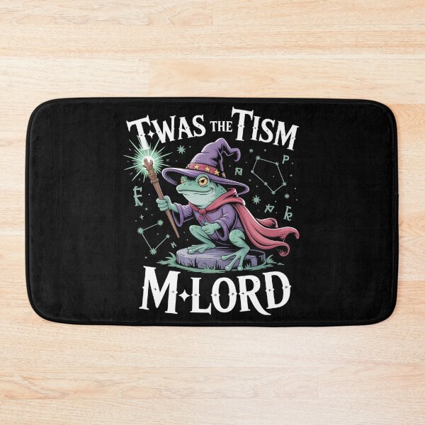 Item preview, T'was The 'Tism M'Lord Funny Autism Frog Wizard Medieval Knight Meme designed and sold by Redgiant87x.