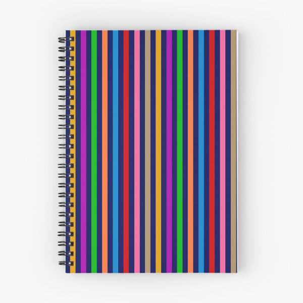 Item preview,   Colorful Vertical Stripes Lines Pattern - Navy Blue  designed and sold by PatternTitan.