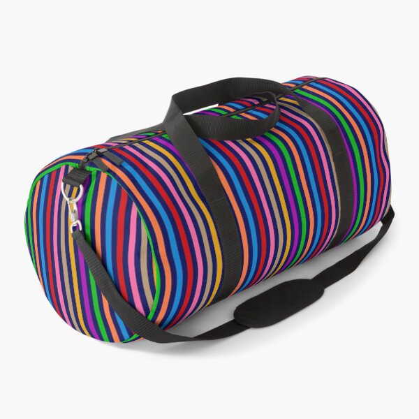 Item preview,   Colorful Vertical Stripes Lines Pattern - Navy Blue  designed and sold by PatternTitan.