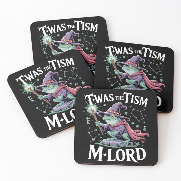 Item preview, T'was The 'Tism M'Lord Funny Autism Frog Wizard Medieval Knight Meme designed and sold by Redgiant87x.