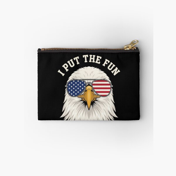 Item preview, I Put The Fun In Patriotism Funny American Patriot Bald Eagle designed and sold by SofenArt.