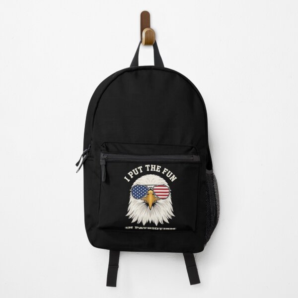 Item preview, I Put The Fun In Patriotism Funny American Patriot Bald Eagle designed and sold by SofenArt.