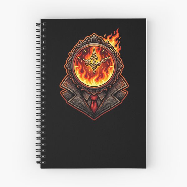 Item preview, Limbus Company Burning Clock Emblem designed and sold by Senpaiwaves.