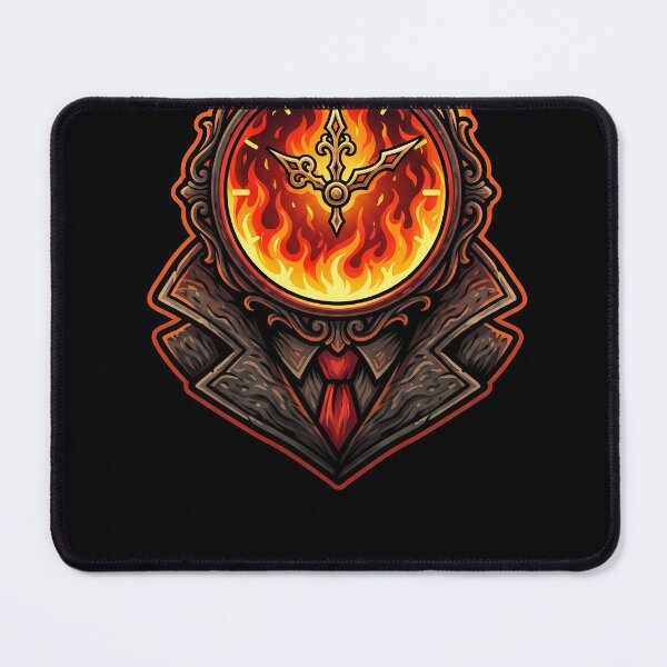 Item preview, Limbus Company Burning Clock Emblem designed and sold by Senpaiwaves.