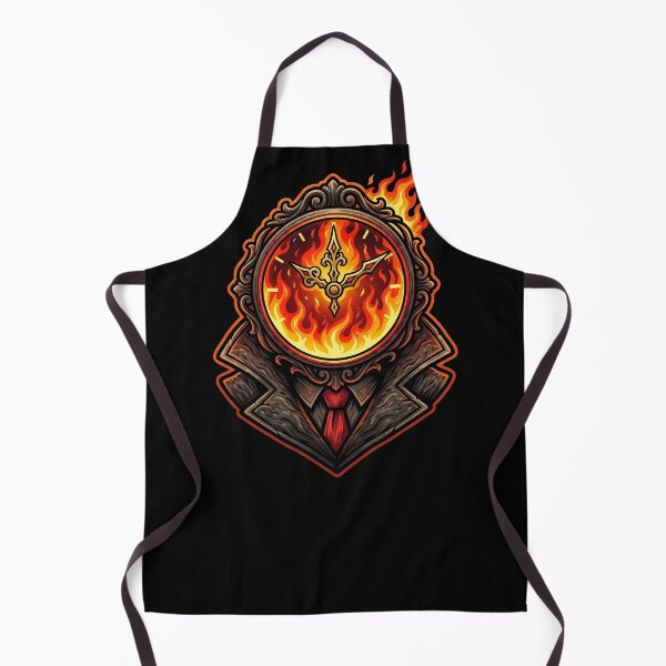 Item preview, Limbus Company Burning Clock Emblem designed and sold by Senpaiwaves.