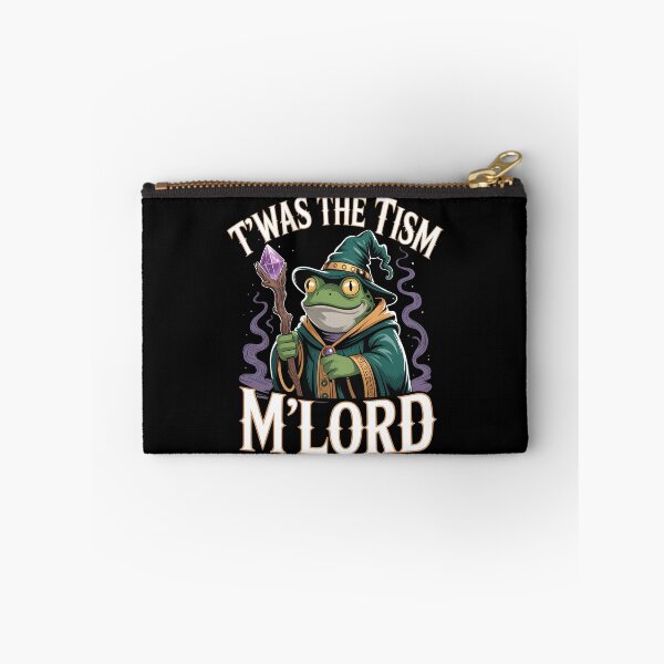 Item preview, T'was The 'Tism M'Lord Medieval Frog Wizard Funny Autism Meme designed and sold by Redgiant87x.