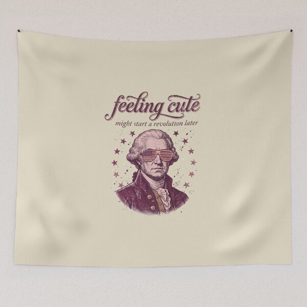 Item preview, Feeling Cute Might Start A Revolution Later George Washington designed and sold by dudelinart.