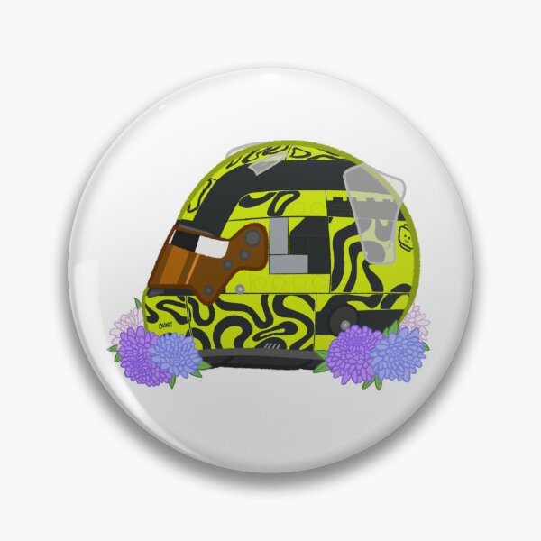Item preview, Lando Norris 2026 Monaco Helmet With Flowers  designed and sold by OriDraws.