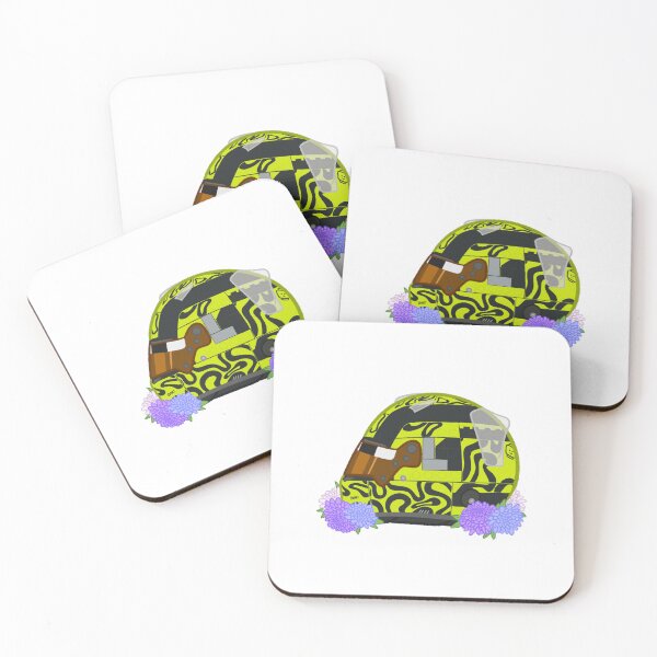 Item preview, Lando Norris 2026 Monaco Helmet With Flowers  designed and sold by OriDraws.