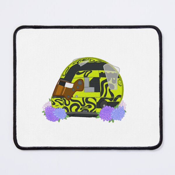 Item preview, Lando Norris 2026 Monaco Helmet With Flowers  designed and sold by OriDraws.