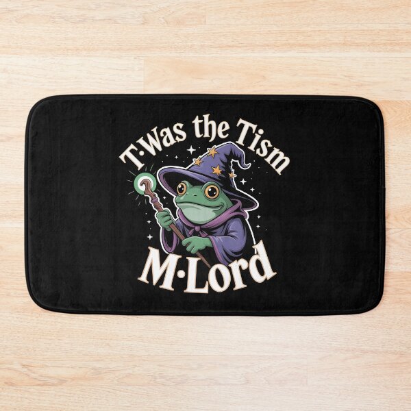 Item preview, T'was The 'Tism M'Lord Frog Wizard Knight Meme for Fantasy Fans designed and sold by Redgiant87x.