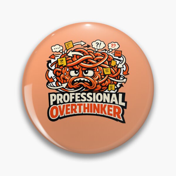 Item preview, Professional Overthinker designed and sold by Cosmos Creative Studios.