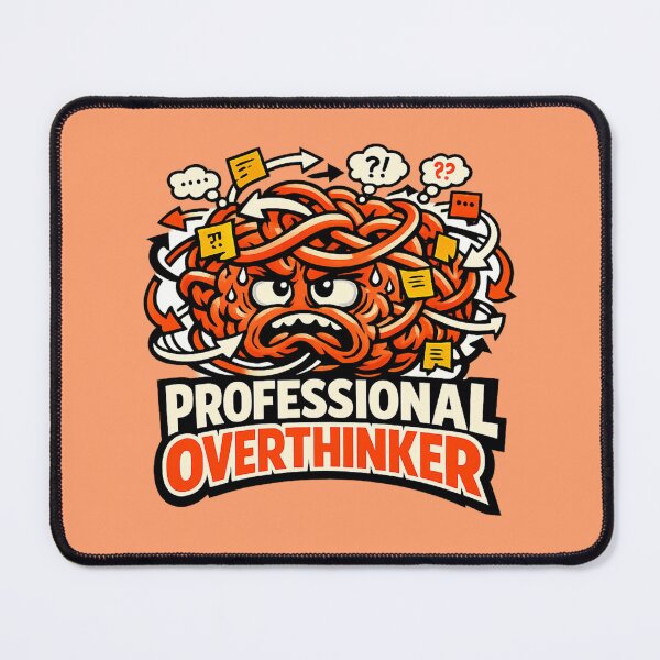Item preview, Professional Overthinker designed and sold by Cosmos Creative Studios.