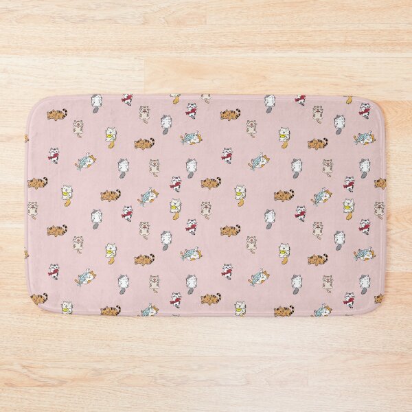 Item preview, Cute Kawaii Cats or kittens in funny poses - vector seamless pattern designed and sold by ChaReePat.