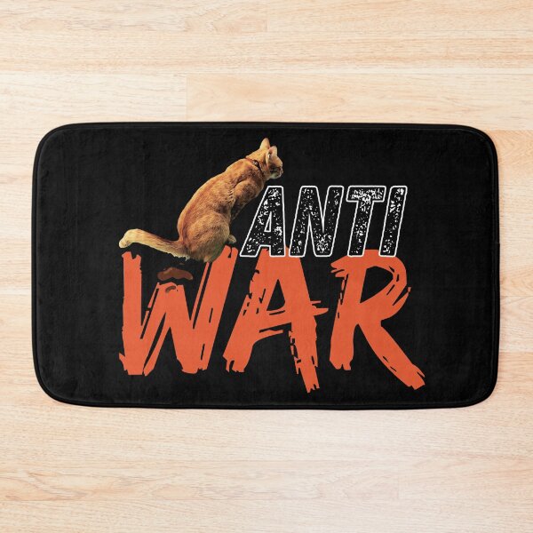 Item preview, Cat Meme Anti War Design3 designed and sold by HappyHavenStu.
