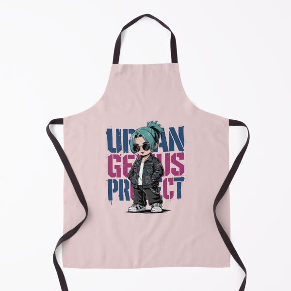 Item preview, Urban Genius Project Cyberpunk Denim Girl Streetwear Graphic Tee Design designed and sold by PixeoCreatives.