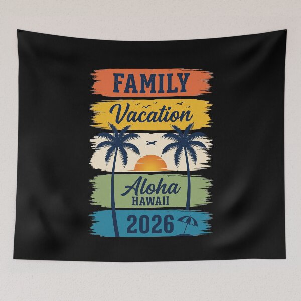 Item preview, Family Vacation Aloha Hawaii 2026 Family Travel Hawaii Trip designed and sold by SofenArt.