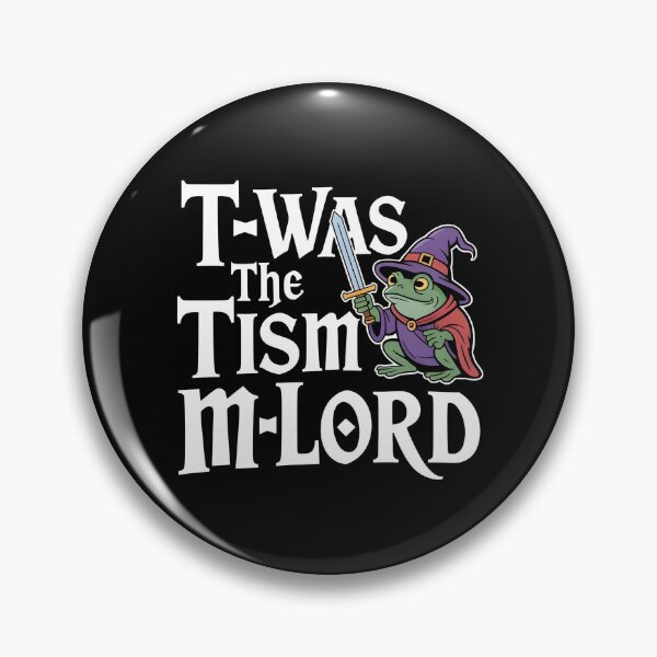 Item preview, T'was The 'Tism M'Lord Fantasy Frog Wizard Funny Autism designed and sold by Redgiant87x.