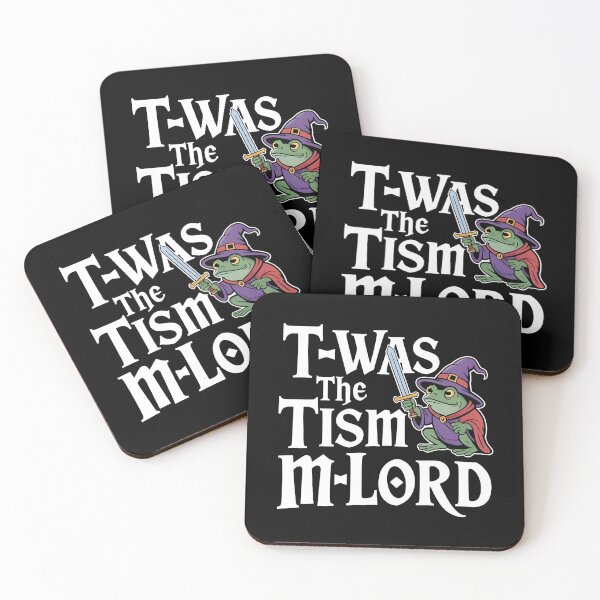 Item preview, T'was The 'Tism M'Lord Fantasy Frog Wizard Funny Autism designed and sold by Redgiant87x.