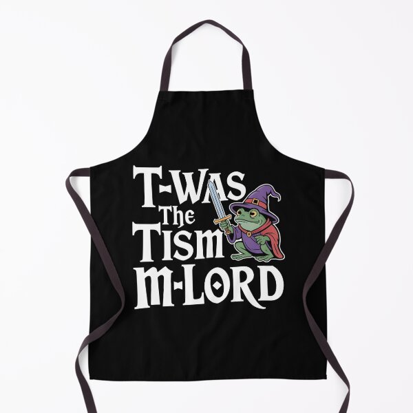 Item preview, T'was The 'Tism M'Lord Fantasy Frog Wizard Funny Autism designed and sold by Redgiant87x.