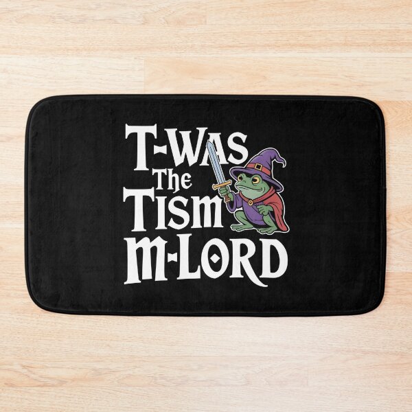 Item preview, T'was The 'Tism M'Lord Fantasy Frog Wizard Funny Autism designed and sold by Redgiant87x.