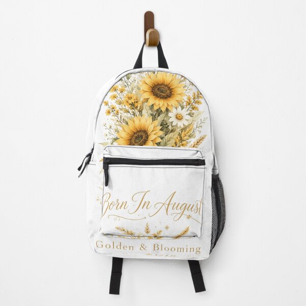 Item preview, Born In August Birthday Gift for Her — Golden Wildflowers Floral designed and sold by DreamelleStudio.